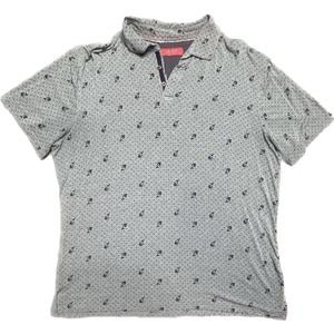 Bruno Milano Mens Size Large Short Sleeve Aqua Blue Super Soft Polo Shirt